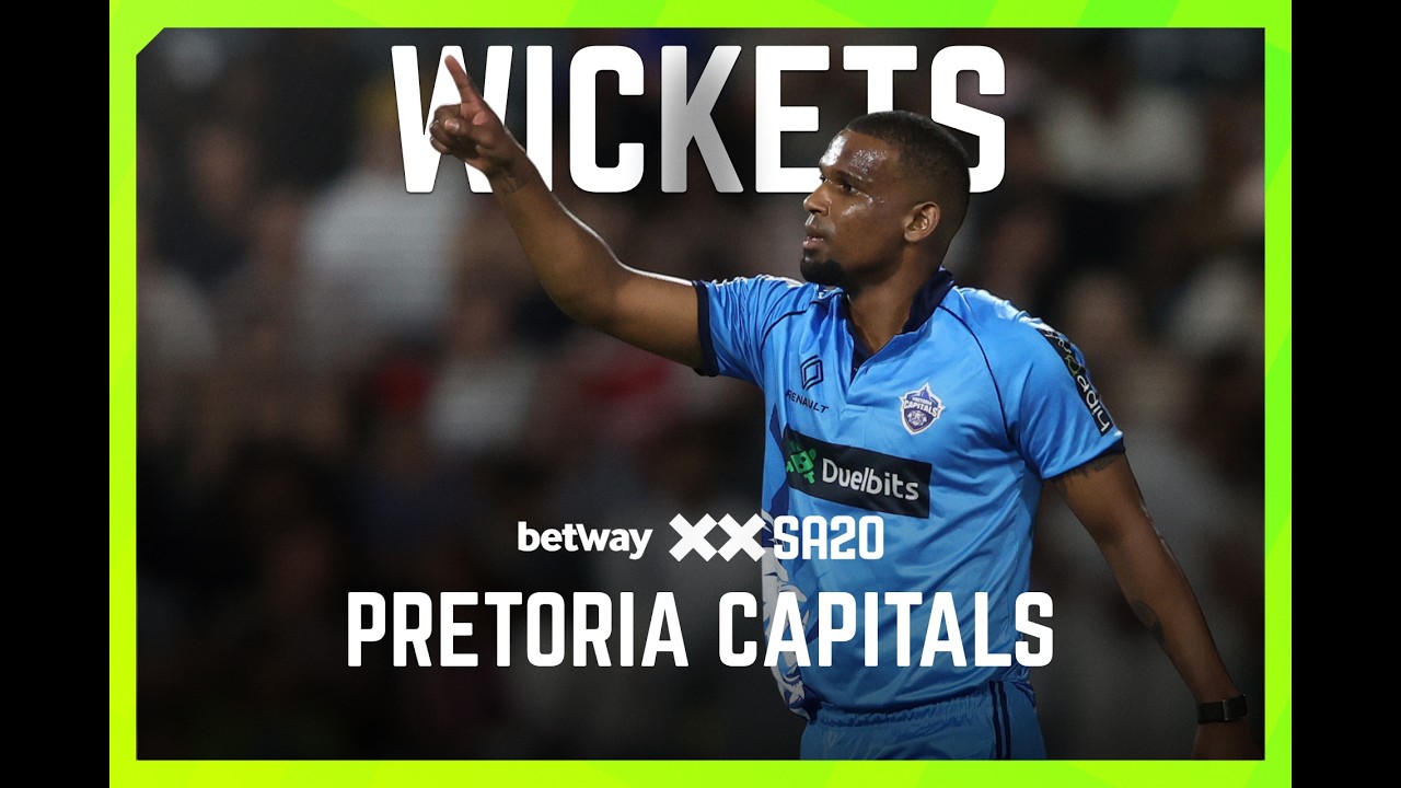 Howzat! Watch Pretoria Capitals bowlers at their wicket-taking best