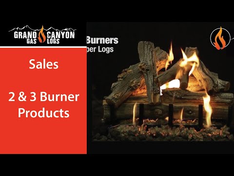 Grand Canyon Gas Logs - 2/3 BRN Video