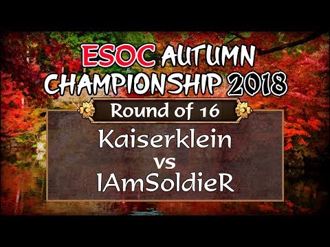 [AoE3] ESOC Autumn Championship 2018 — RO16: Kaiserklein vs IAmSoldieR