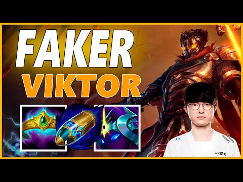 ⚡FAKER VIKTOR MID GAMEPLAY⚡SEASON 12 LEAGUE OF LEGENDS