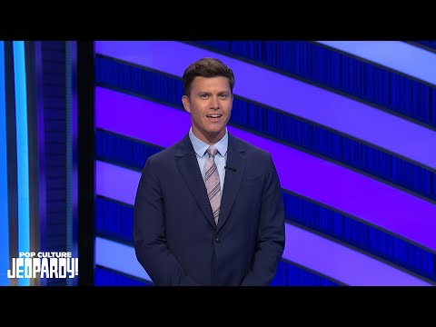Colin Jost's First-Ever Pop Culture Jeopardy! Intro | POP CULTURE JEOPARDY!