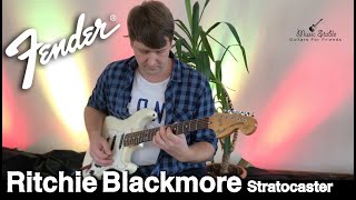 Video thumbnail for Fender Ritchie Blackmore Stratocaster by Music Stable