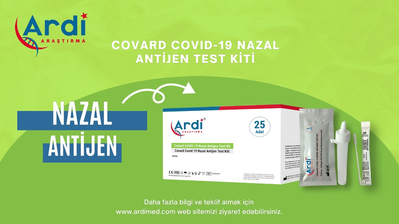 CoVard Covid-19 Nazal Antijen Test Kiti
