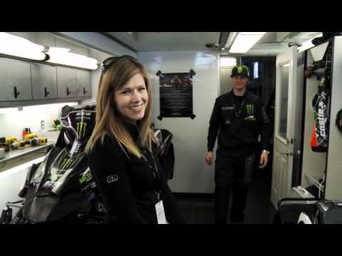 Winter X Games 15 - Tucker Hibbert's Wife, Mandi Johnson-Hibbert, Handles It All