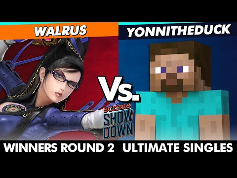 Scrims Showdown 104 - Walrus (Bayonetta) Vs. Yonnitheduck (Steve) SSBU Ultimate Tournament