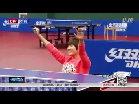Ma Long vs Ding Ning with their non-master hands