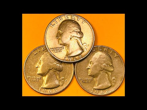 1968 US Quarter Dollar - Mint Marks Return to United States Coins