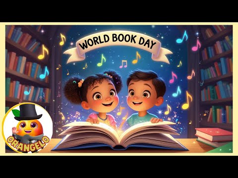 📚 World Book Day Song for Kids | Orangelo’s Playful Songs 🎶 Read, Sing & Imagine Magic Stories! ✨