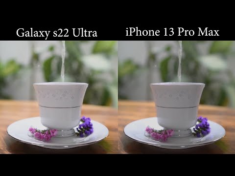 Samsung Galaxy S22 Ultra vs iPhone 13 Pro Max Camera Test Comparison
