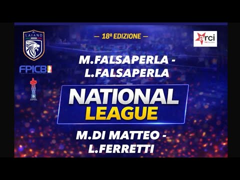 M. Falsaperla- L.Falsaperla VS M. Di Matteo- L. Ferretti 18 National League