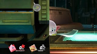 【スマブラSP】フリゲートにひっかかるカービィ