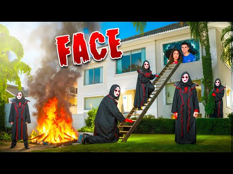 The Face appeared during the day for the first time in the new mansion! - So scary!