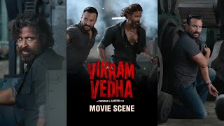 Dekhiye Vikram Aur Vedha Dono Ek Team me Solid Action | Vikram Vedha | Movie Scene