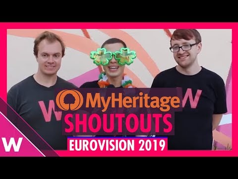 Our Eurovision 2019 shoutouts to MyHeritage in Tel Aviv