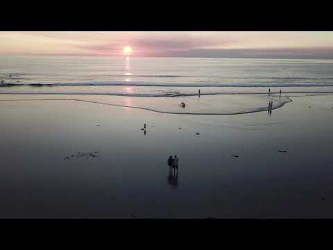 Sunset in Pacific Beach, Nov. 2018