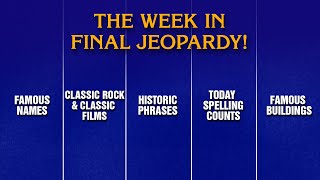 A Week in Final Jeopardy!: 9/8/25-9/12/25 | JEOPARDY!