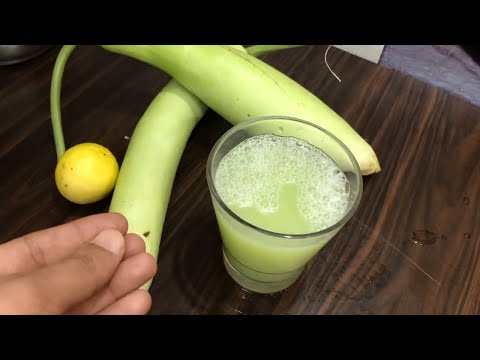 Miraculous benefits of drinking bottle gourd juice on an empty stomach in the morning for 10 days...