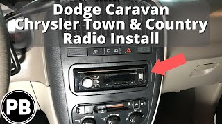 2001 - 2007 Dodge Chrysler Caravan Town&amp;Country Stereo Install Pioneer AVH-X4900BT