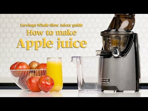 Kuvings Whole Slow Juicer guide - How to make apple juice