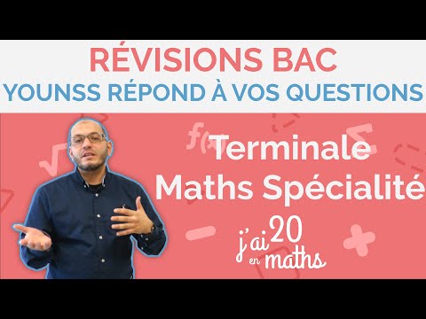 Révisions bac 2022 -  Younss répond à vos questions - Terminale Maths Spécialité