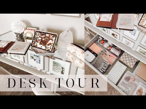 DESK TOUR: What's on my desk & HOW TO ORGANIZE | Charmaine Dulak