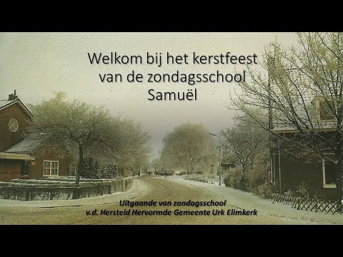 Kerstviering 2025 zondagsschool Elim Urk