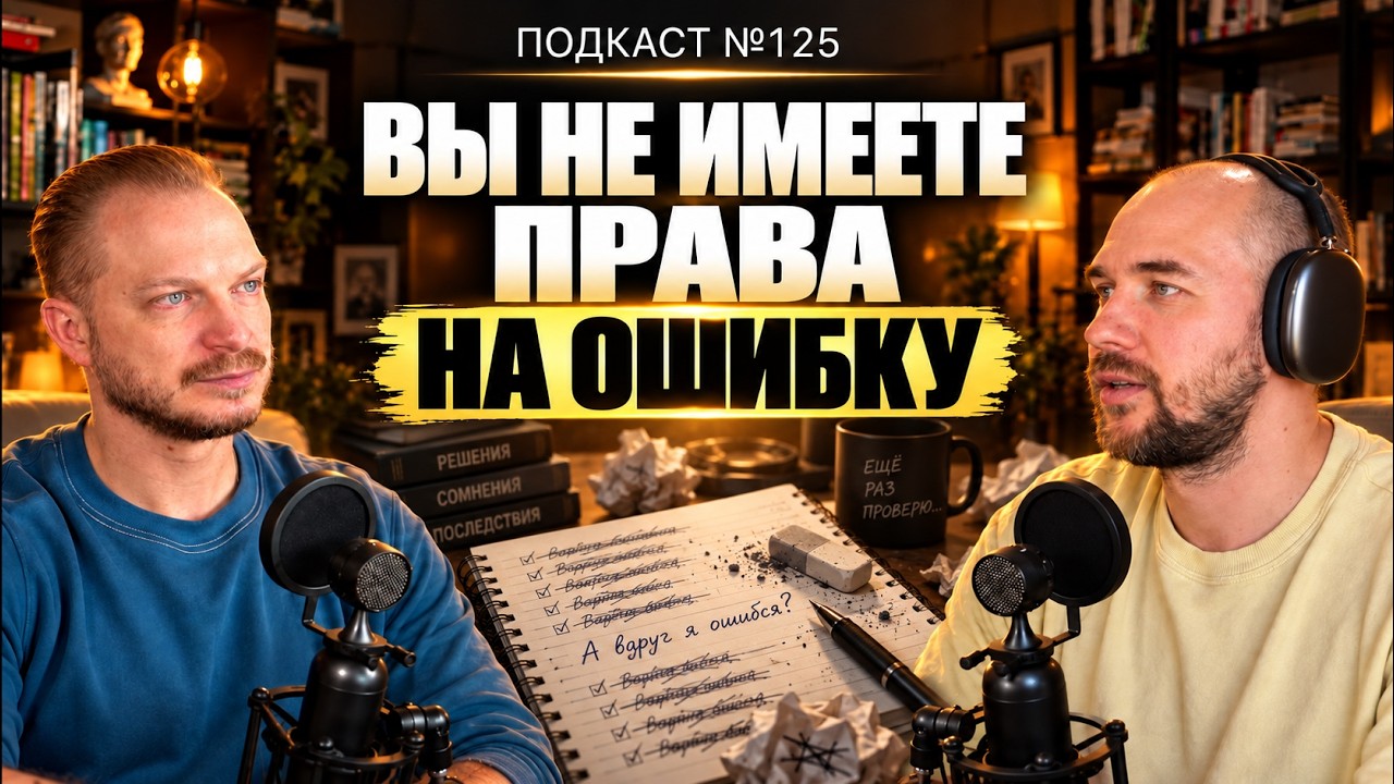 №125. Почему вы боитесь ошибаться и не доверяете себе? ВДА и страх ошибки