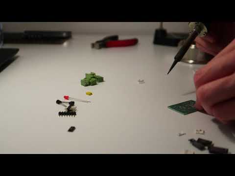 Soldering of the AVT-1705 kit