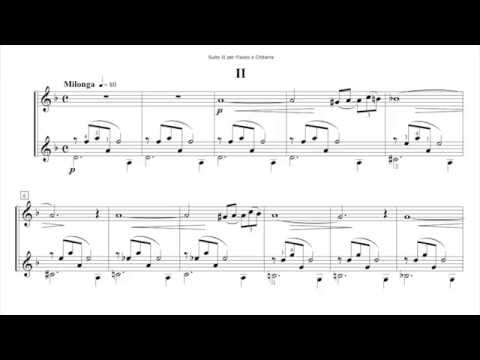Roberto Di Marino - Suite II for Flute and Guitar - 2nd mov - Milonga