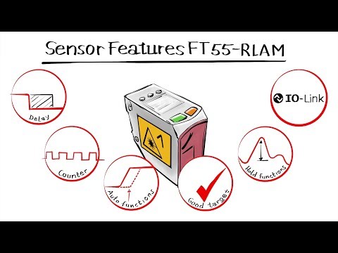 FT 55-RLAM - Smarter Laser-Abstandssensor der neuesten Generation