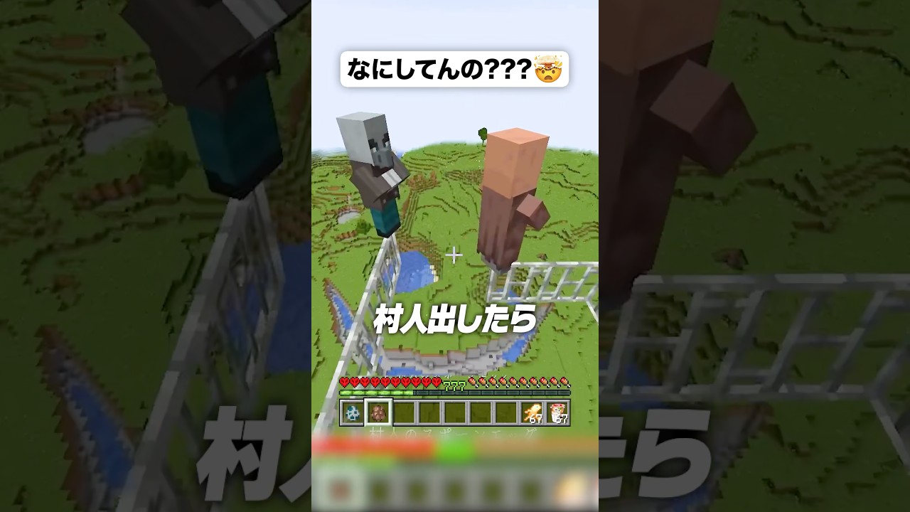 なにしてんの？？？🤯 #shorts #マイクラ