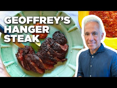 Geoffrey Zakarian's Grilled Hanger Steaks with Garlic...