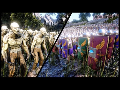 30,000 Zombie Attack On Rome | Ultimate Epic Battle Simulator | UEBS