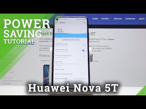 How to Activate Power Saver in HUAWEI Nova 5T
