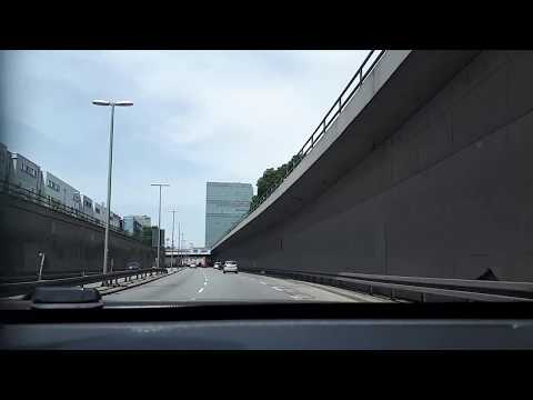 Drive through Munich (München) & A9 highway
