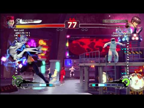 Super Street Fighter 4 Arcade Edtion C.Viper (Not Latif) VS Guy (S3ns3i Guy)