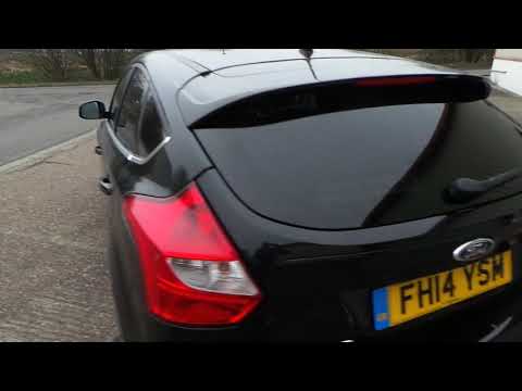 Ford focus 2014 1.6 diesel zetec 17" alloy wheel satnav 53k cloth interior Black