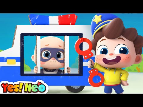 Little Police Chases Thief | Policeman Neo | Learn Colors | Kids Songs | Yes! Neo