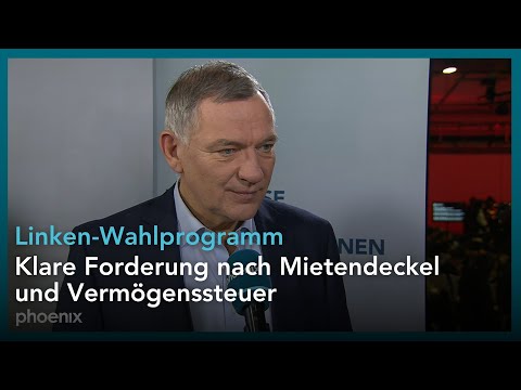 Parteitag Die Linke: Jan van Aken (Co-Spitzenkandidat) im Interview | 18.01.25