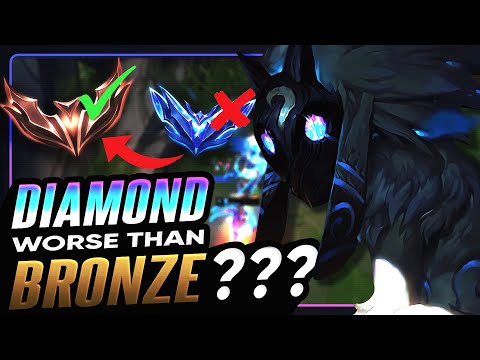 Bronze Players are BETTER than High Diamond Players #leagueoflegends