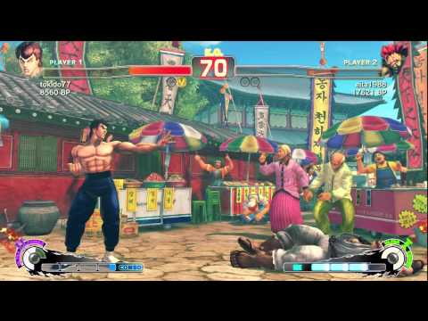SSF4: Tokido (Fei Long) VS Eita (Akuma) - 3 in 1