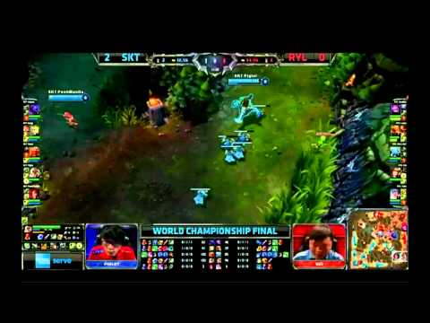 SKT1 Sk Telecom T1 vs RYL Royal Club GAME 3! 2013 League of Legends World Championships FINALS!