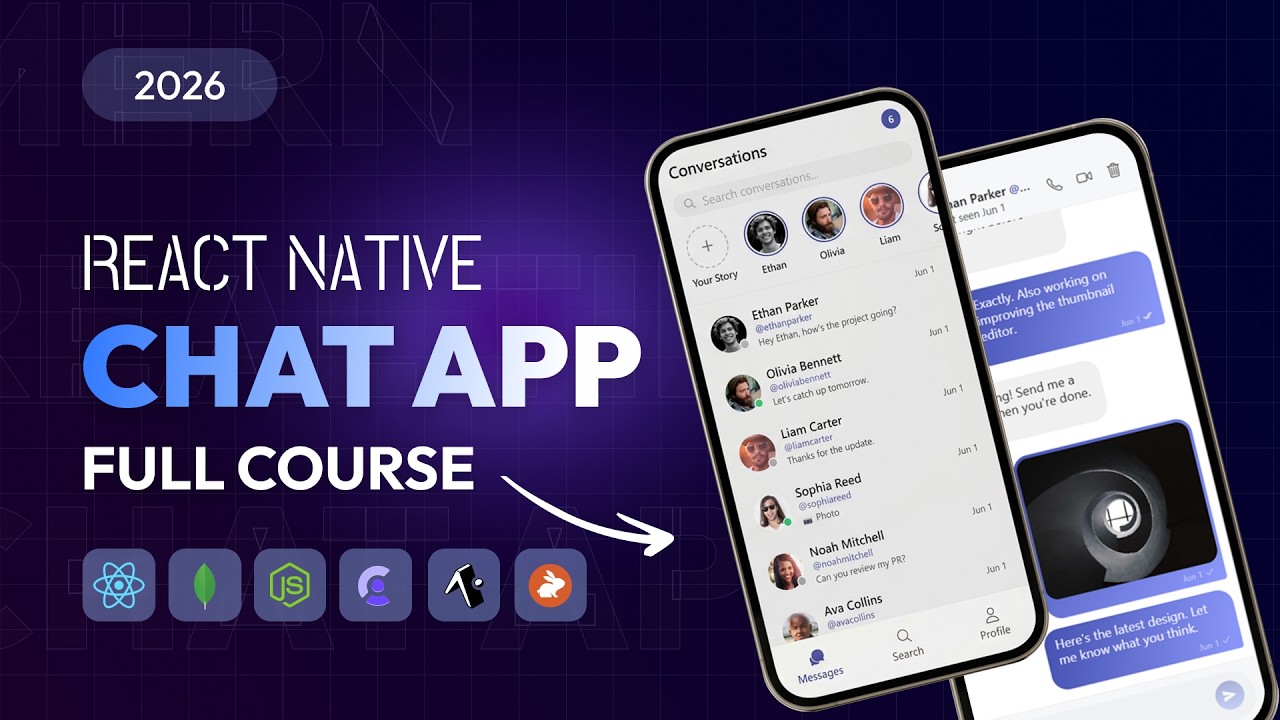 Full Stack React Native Chat App with Expo - GreatStack
