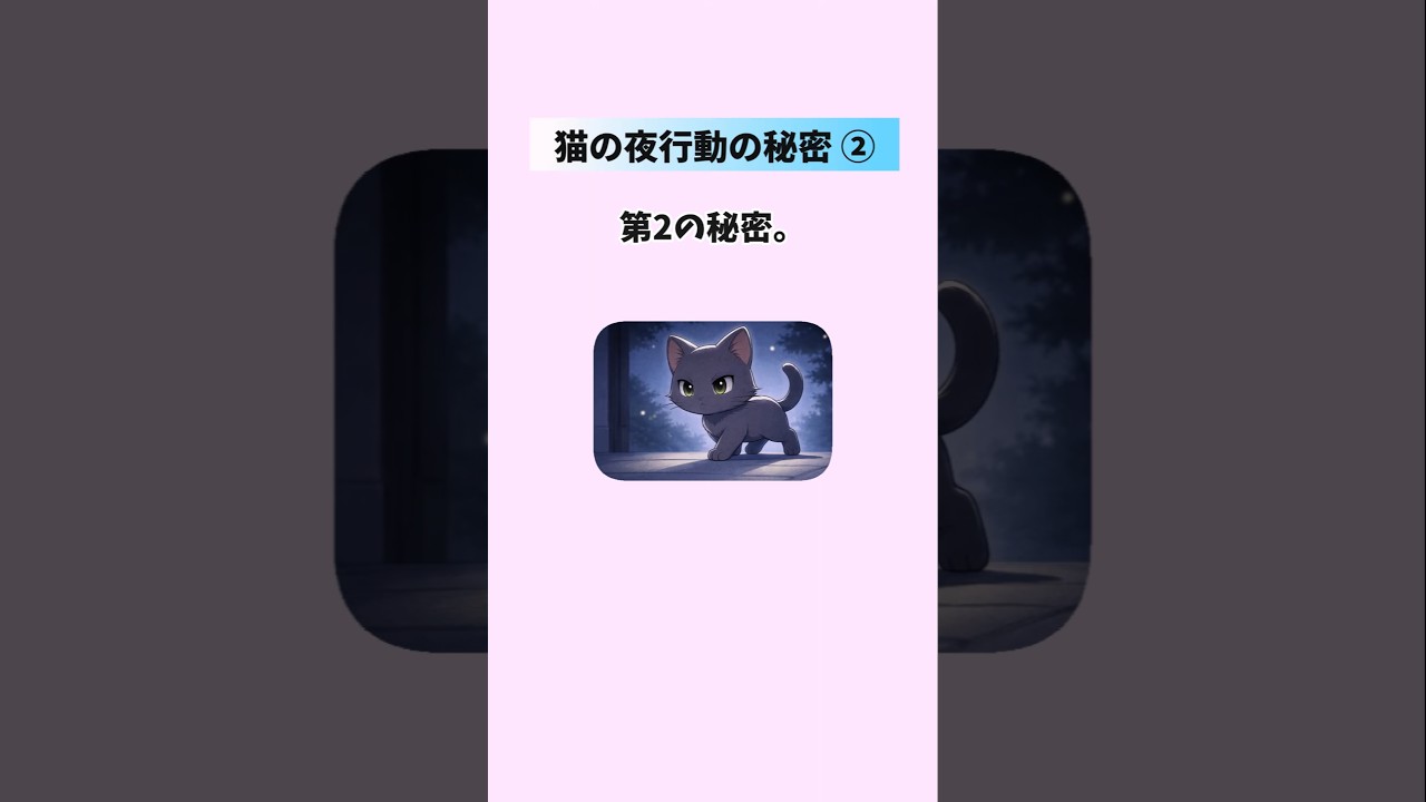 【猫の行動😻】あなたが寝たあと猫がひっそり行っている5つの秘密② #猫 #雑学 #豆知識 #トリビア 音声「VOICEVOX:ずんだもん」さん