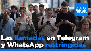 Rusia restringe parcialmente las llamadas en Telegram y WhatsApp