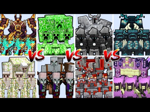 STRONGEST EVER MOB BOSS TEAMS TOURNAMENT | Minecraft Mob Battle