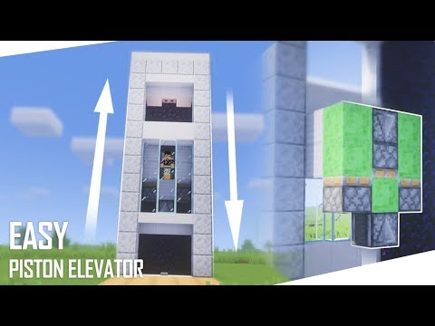 How to Make Easy Piston Elevator - Minecraft Indonesia