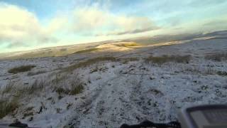 preview picture of video 'MTB Riding in the Yorkshire Dales - Burtersett Loop in Winter'
