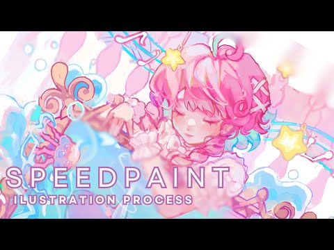 original art 🌊🫧°‧ | Krita Speedpaint!