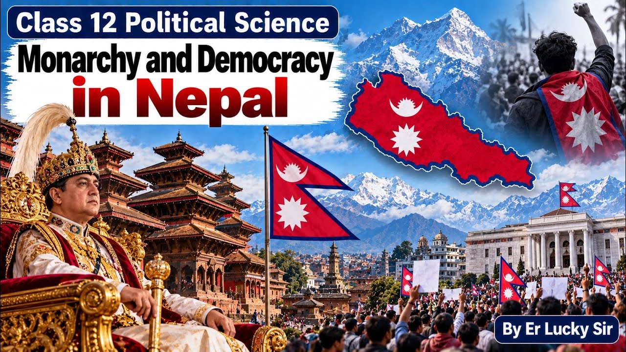 Monarchy and Democracy in Nepal - Contemporary South Asia - Class 12 Political Science NCERT CBSE